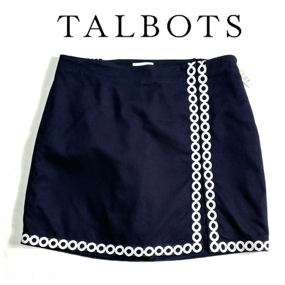 Jupe-short De Tennis LIJA Rétro – Blanc Et Bleu Marine – Taille M – Femme
